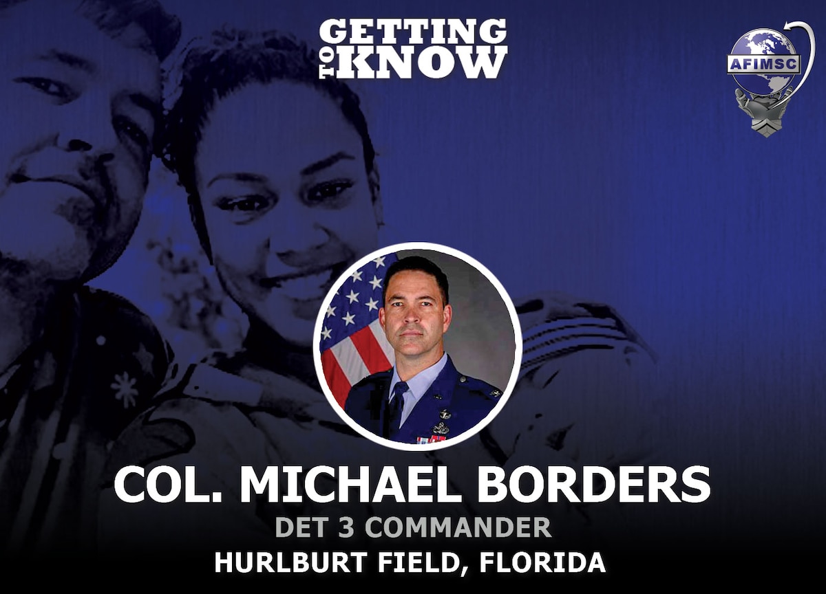 Col. Michael Borders spotlight graphic