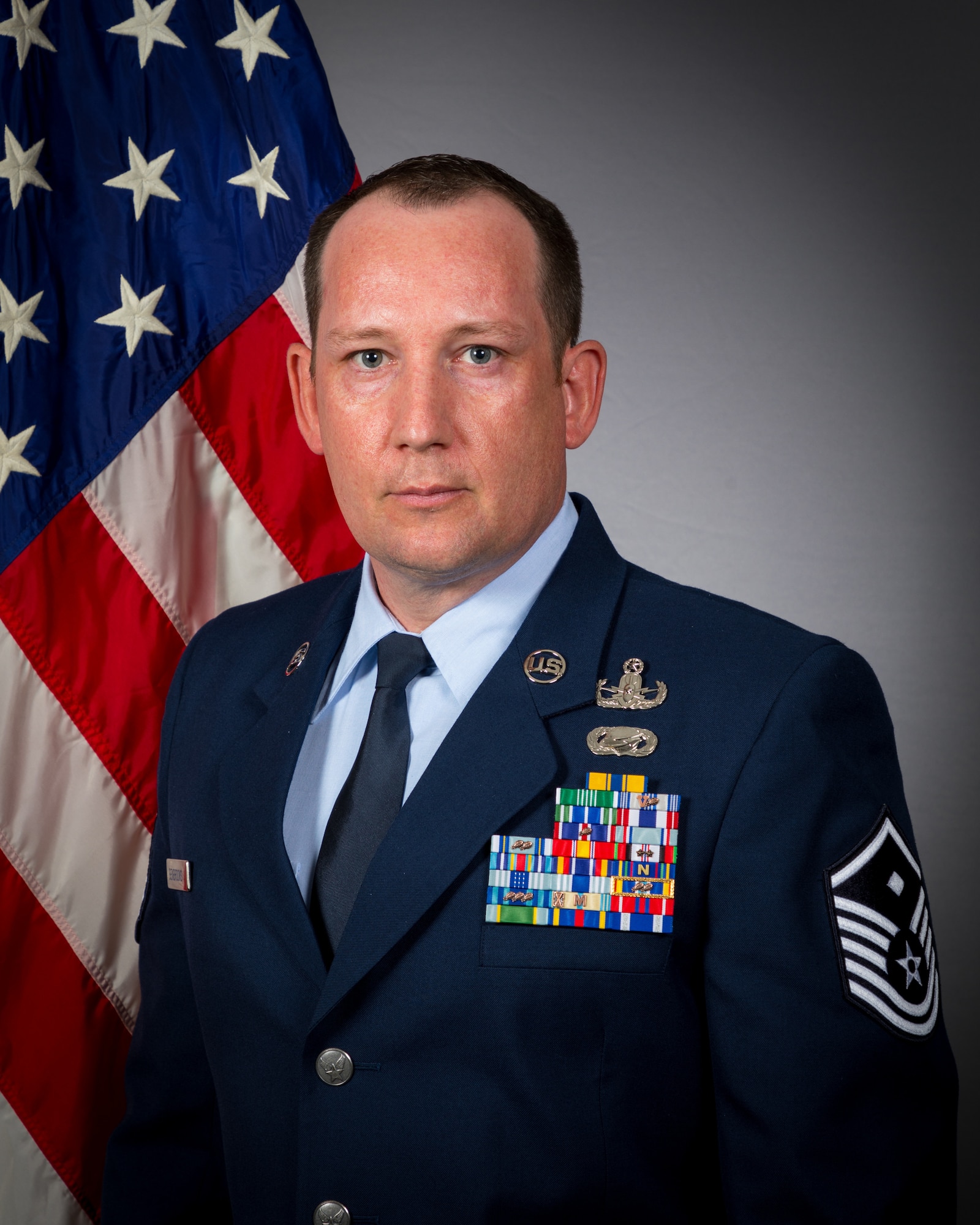 Official photo of Master Sgt. Eric Benbrooks