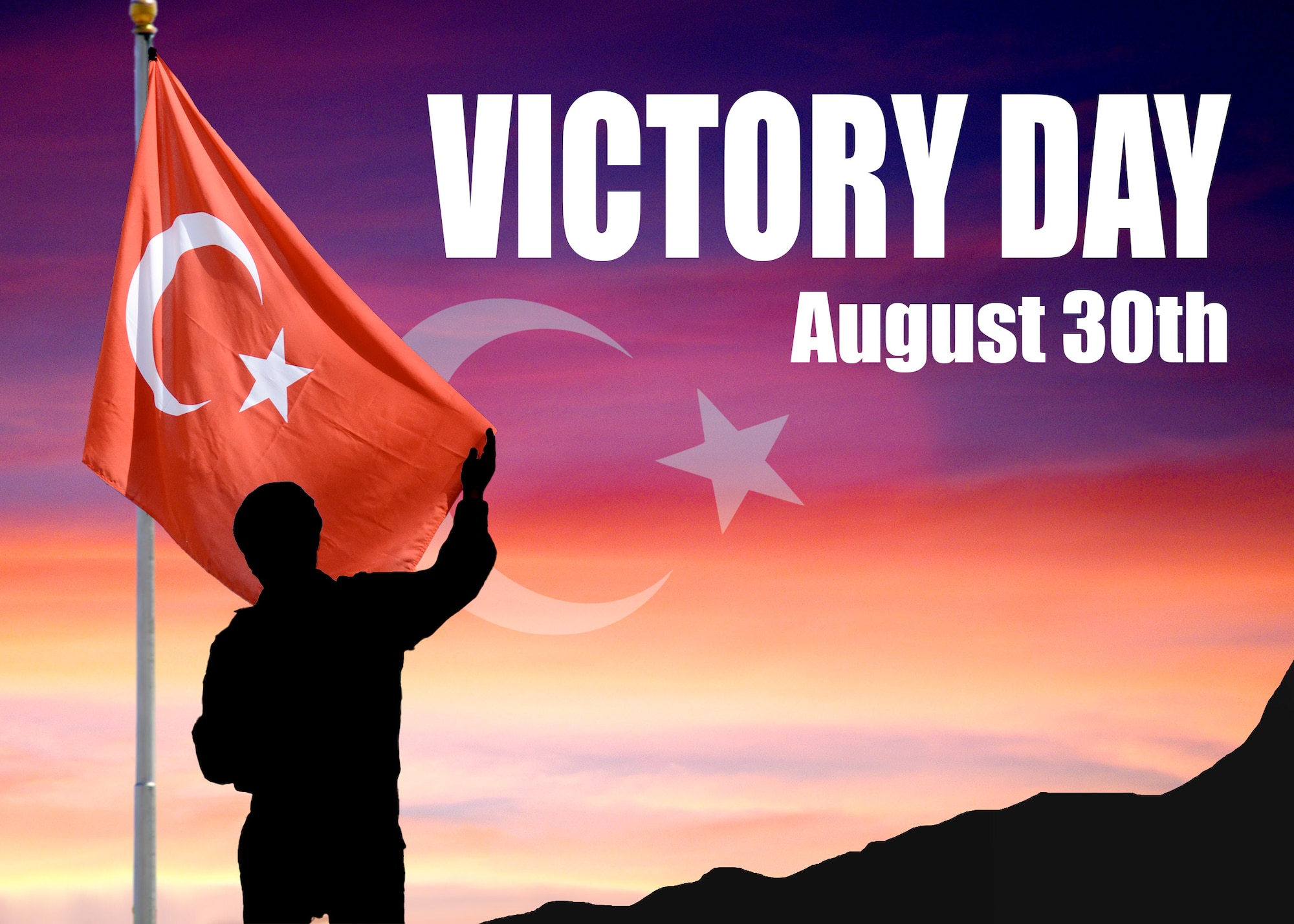 Victory Day is a Turkish national holiday that's celebrated on Aug. 30 each year. It's the day of the final victory between national Turkish forces over Greek invaders in 1922.
The Ottoman Empire, which was in power for almost 600 years, was facing defeat during World War I. After the war, Turkey was divided and occupied by British, French, Italian and Greek troops. (U.S. Air Force graphic by Senior Airman David D. McLoney)