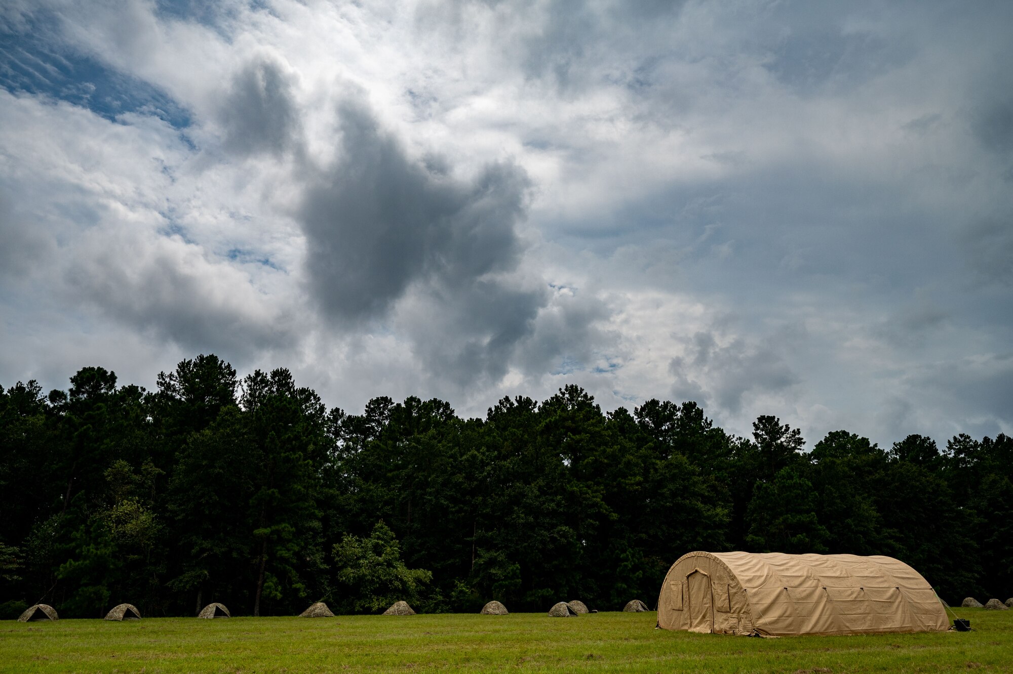 A photo of a camp setup.