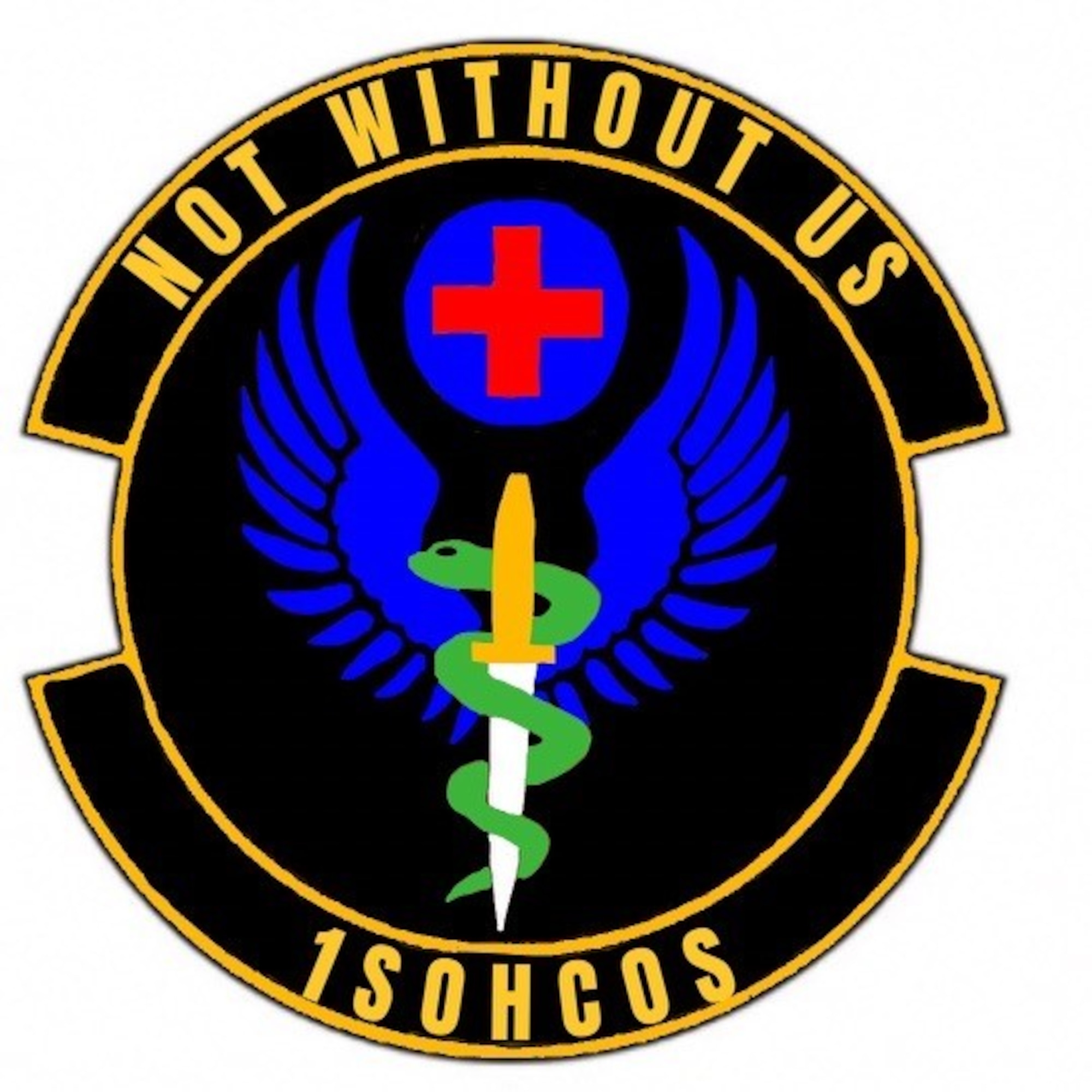 The 1st Special Operations Health Care Operations Squadron patch.