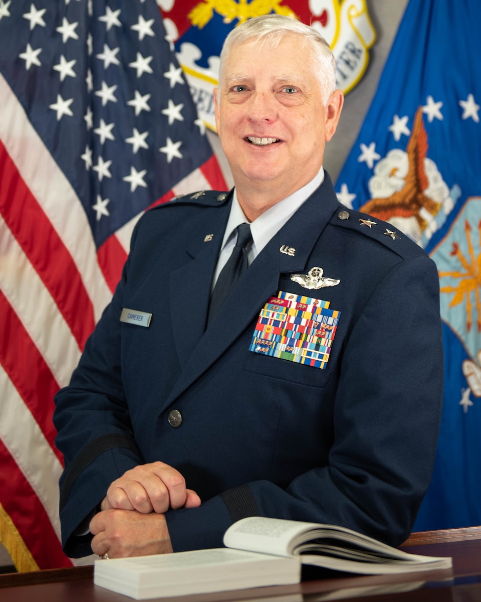 This is the official portrait of Maj. Gen. Mark D. Camerer.