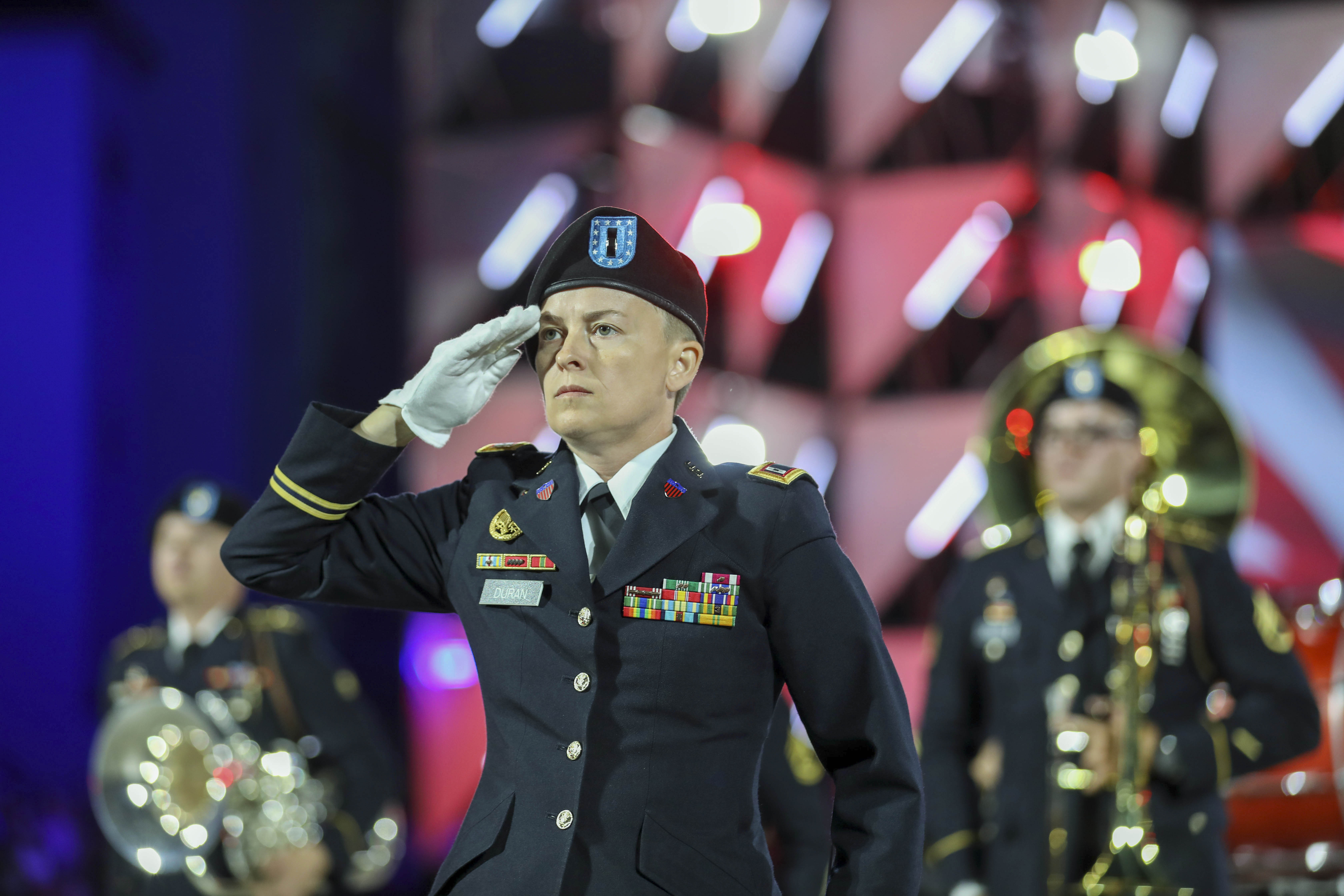 Soldier salute