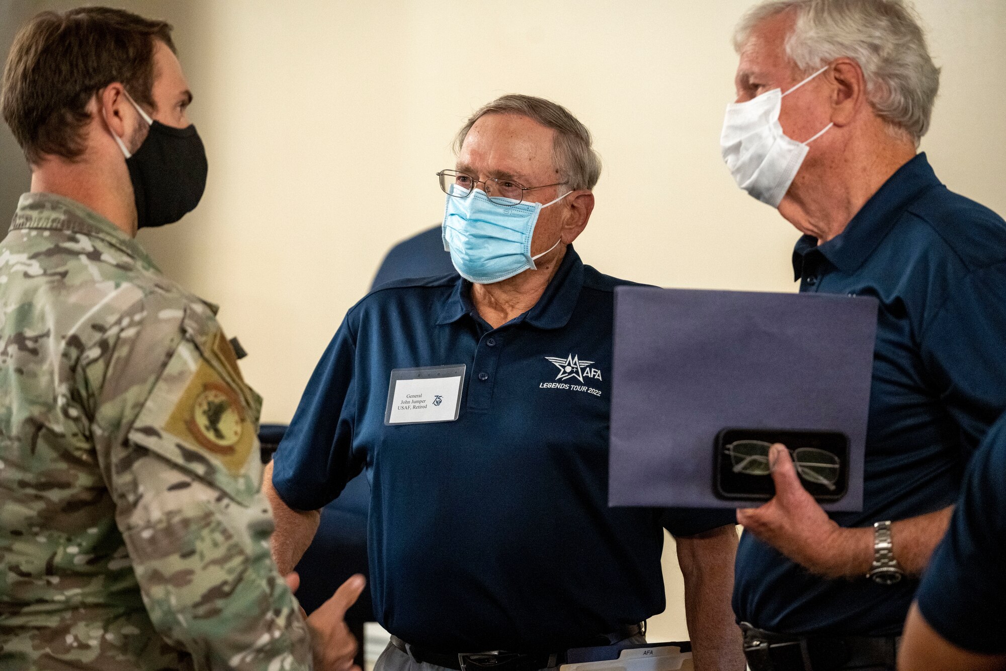 The legends participated in three panels, where they were able to speak directly to Airmen and civilians assigned to Seymour Johnson. (U.S. Air Force photo by Senior Airman Kevin Holloway)