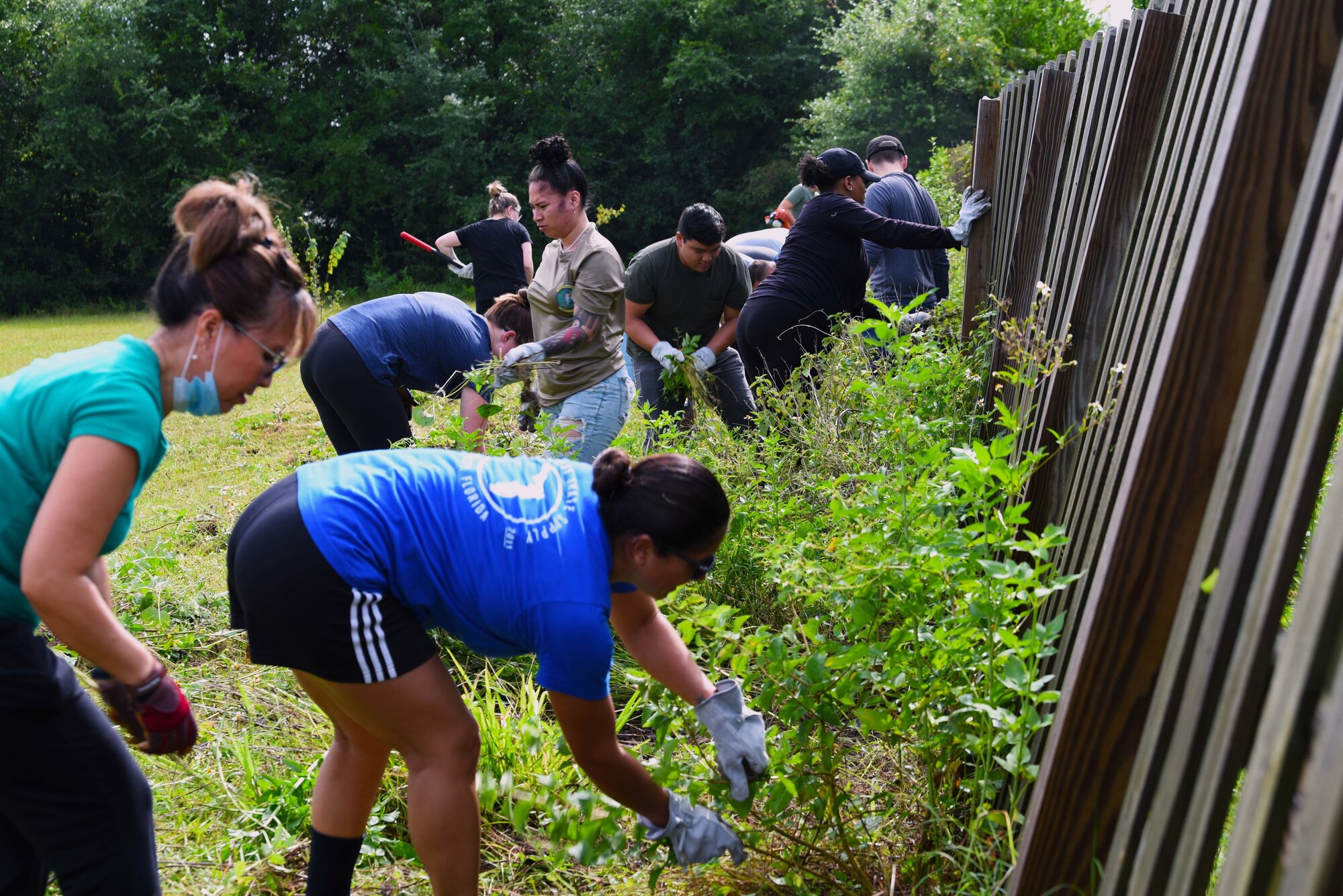 Team Tyndall volunteers at local shelter