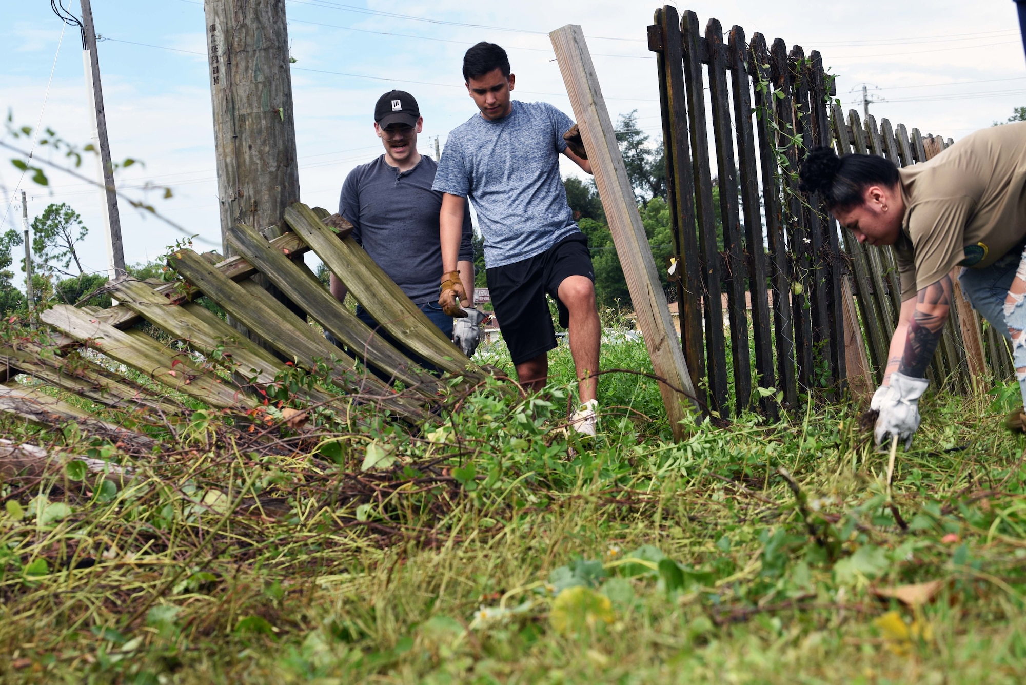 Team Tyndall volunteers at local shelter