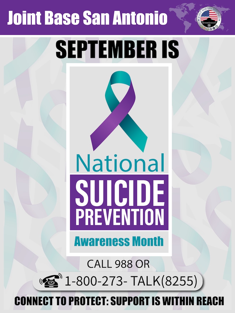 JBSA Suicide Prevention Month Flyer