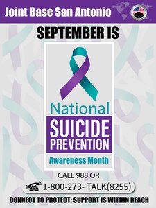 JBSA Suicide Prevention Month Flyer