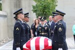 U.S. Soldiers with the Pennsylvania National Guard’s funeral honors team support the memorial service and burial of Pfc. Donald M. Born, whose remains were recently identified and given a proper burial Aug. 30, 2022 — 72 years after he went missing in action during the Korean War.
