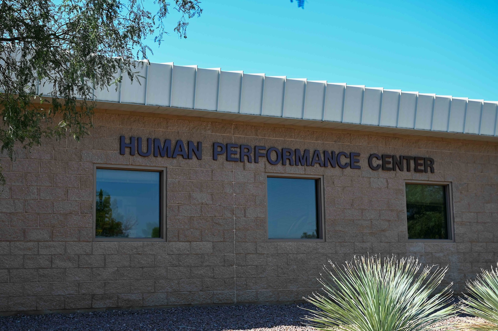 A photo of the Human Performance Building.