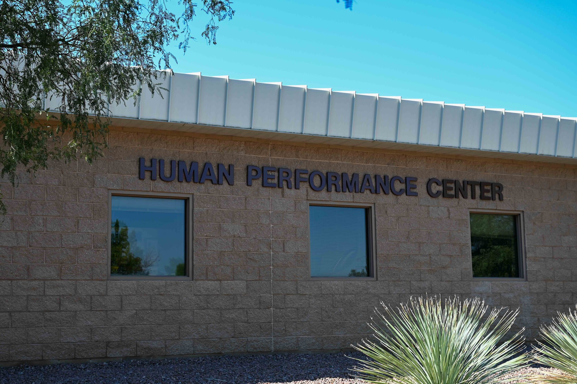 A photo of the Human Performance Building.