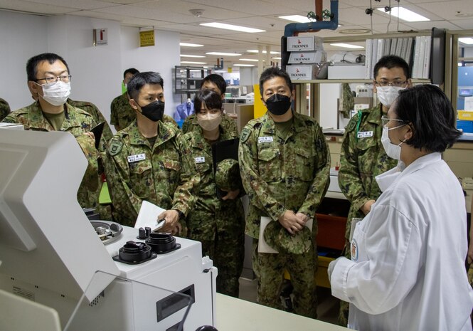 Japan Ground Self-Defense Force Medical Service School tours NMRTC Yokosuka