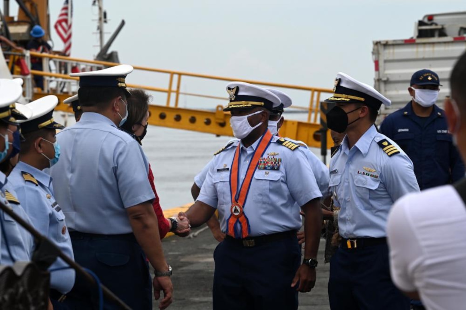 Coast Guard Cutter Midgett arrives in the Western Pacific