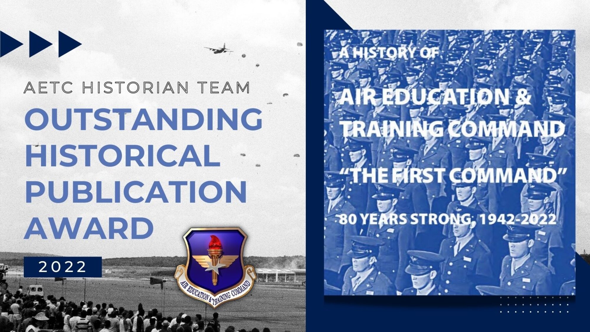 AETC Historian Team Earns Outstanding Historical Publication Award