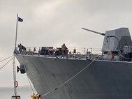 The Arleigh Burke-class guided-missile destroyer USS Paul Ignatius (DDG 117) arrived in Helsinki, Finland, Dec. 2, 2022, marking the completion of the ship’s participation in the Finnish Navy Command-led exercise Freezing Winds 22.Headquartered in Naples, Italy, NAVEUR-NAVAF operates U.S. naval forces in the U.S. European Command (USEUCOM) and U.S. Africa Command (USAFRICOM) areas of responsibility. U.S. Sixth Fleet is permanently assigned to NAVEUR-NAVAF, and employs maritime forces through the full spectrum of joint and naval operations.