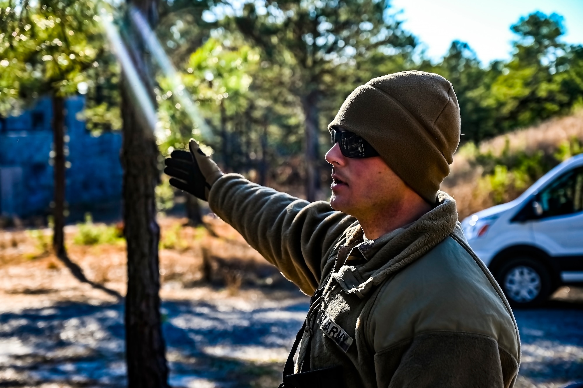 The U.S. Army 351st Psychological Operations Company conducts Urban Operations training at Joint Base McGuire-Dix-Lakehurst, N.J. on Nov. 19, 2022. Training factors in U.O. include the presence of civilians and the complexity of urban terrain. Urban combat operations may be conducted to capitalize on strategic or tactical advantages associated with the possession or the control of a particular urban area or to deny these advantages to the enemy.
