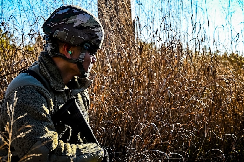 The U.S. Army 351st Psychological Operations Company conducts Urban Operations training at Joint Base McGuire-Dix-Lakehurst, N.J. on Nov. 19, 2022. Training factors in U.O. include the presence of civilians and the complexity of urban terrain. Urban combat operations may be conducted to capitalize on strategic or tactical advantages associated with the possession or the control of a particular urban area or to deny these advantages to the enemy.