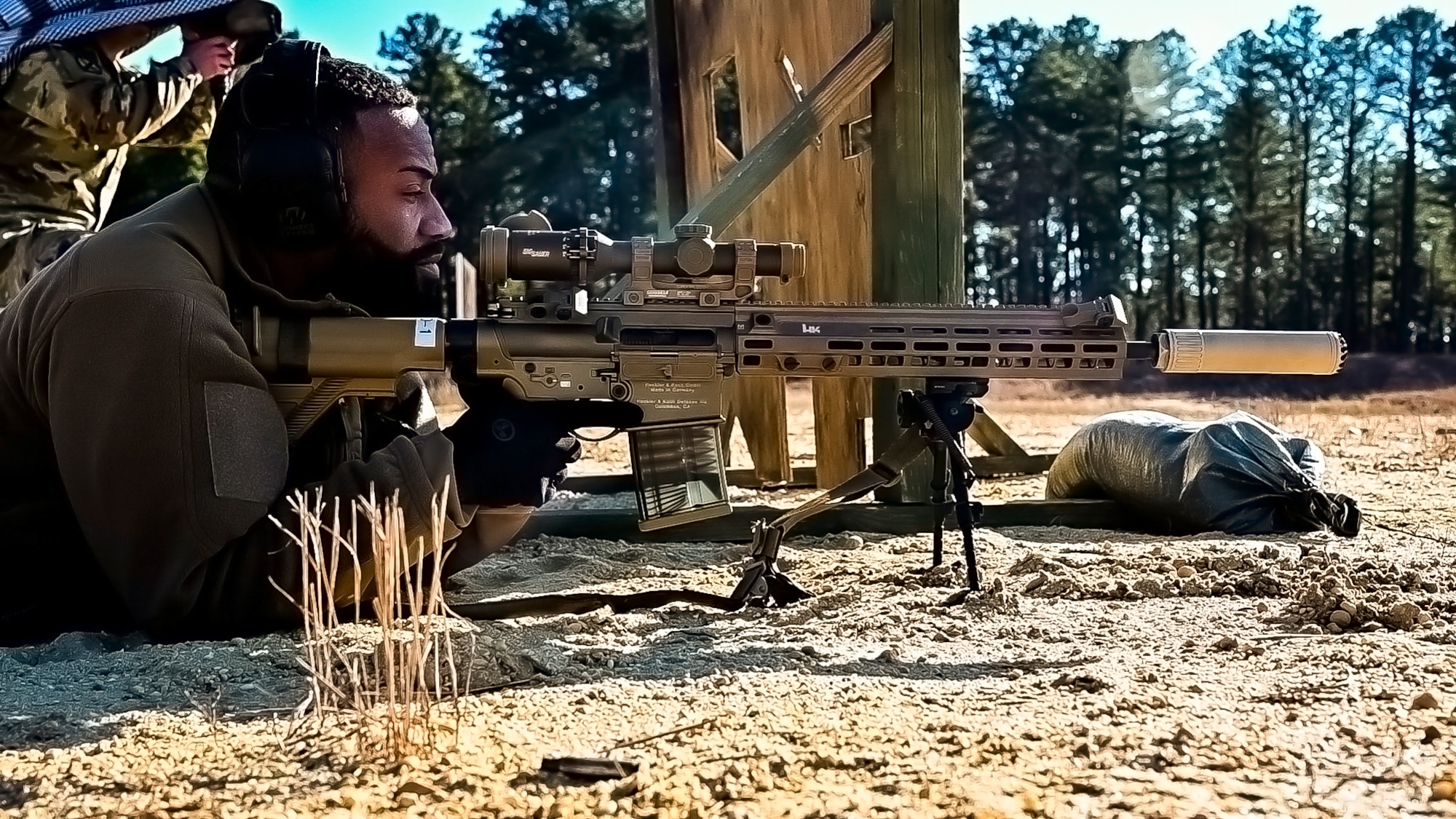 The U.S. Army Soldiers 114th Infantry Regiment conducts light sniper training at Joint Base McGuire-Dix-Lakehurst, N.J. on Nov. 19, 2022. The training is designed to educate snipers to be adaptive Soldiers, critical and creative thinkers, armed with the technical, tactical, and logistical skills necessary to serve successfully at the Sniper Team level.