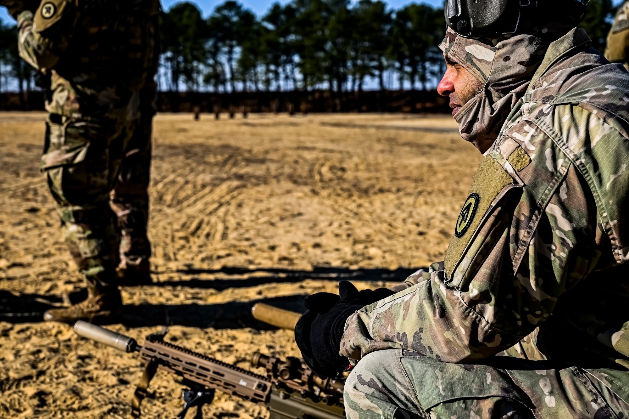 The U.S. Army Soldiers 114th Infantry Regiment conducts light sniper training at Joint Base McGuire-Dix-Lakehurst, N.J. on Nov. 19, 2022. The training is designed to educate snipers to be adaptive Soldiers, critical and creative thinkers, armed with the technical, tactical, and logistical skills necessary to serve successfully at the Sniper Team level.