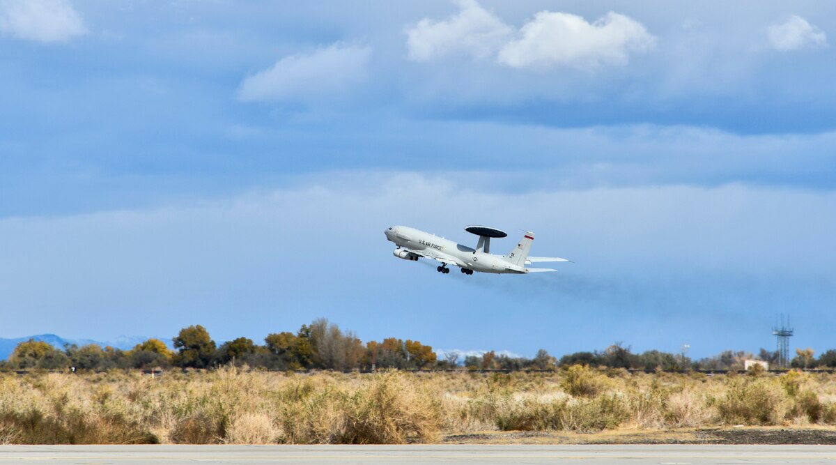 Aircraft taking off