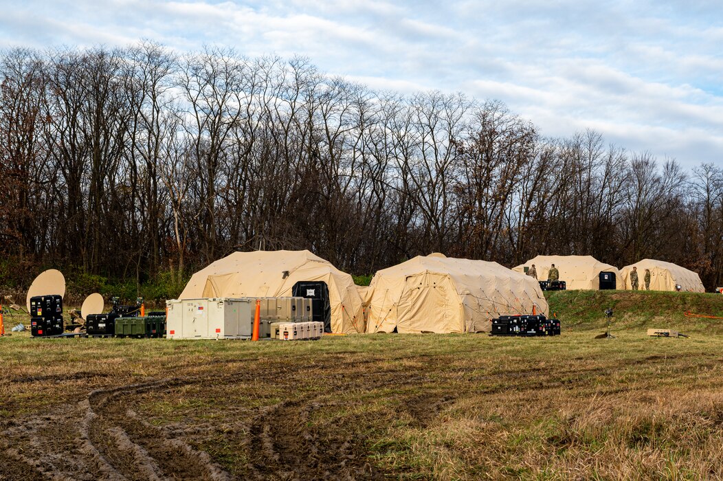 Photo of remote work site.