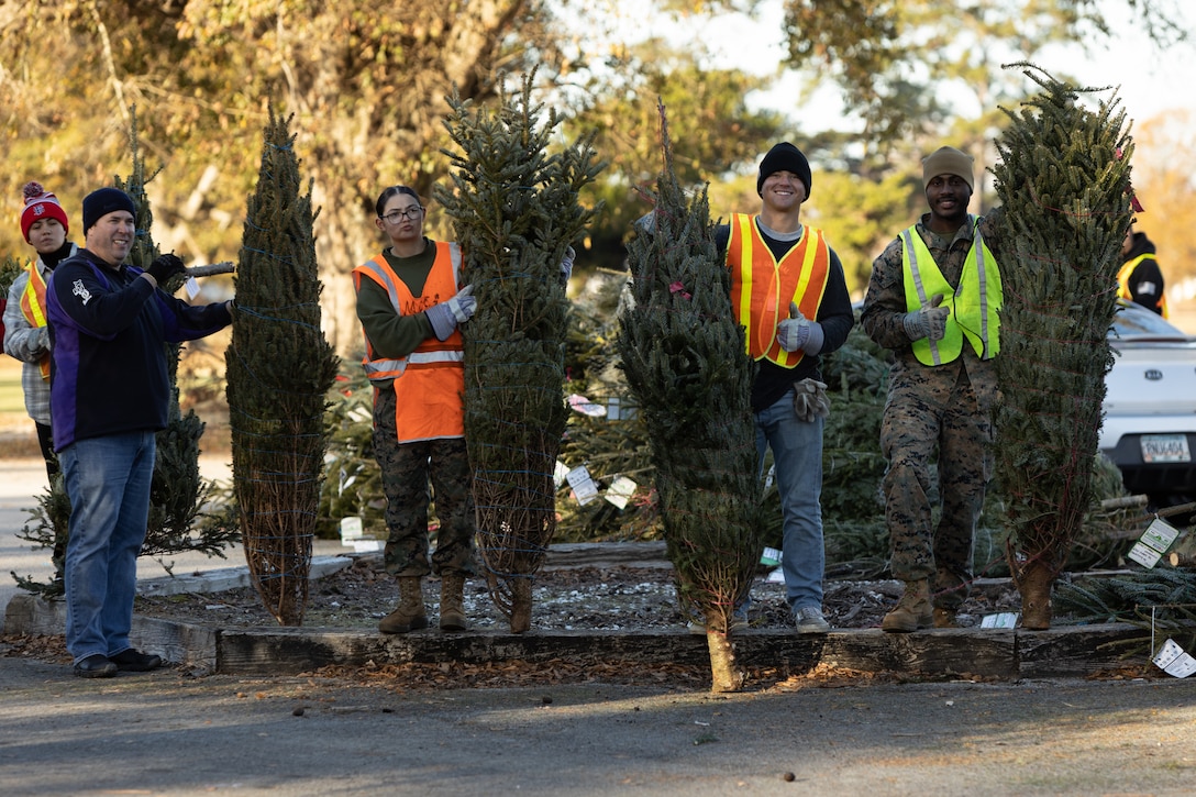 Trees for Troops spread Holiday Cheer on MCB Camp Lejeune