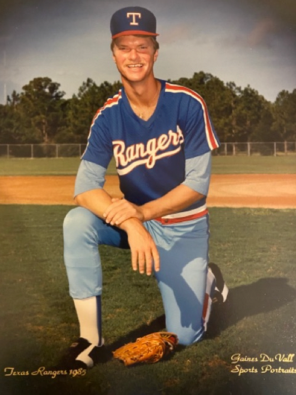 Tommy West – assistant program manager for engineering, Program Manager Engineering Systems – played four years of professional baseball with the Texas Rangers after being drafted in June 1985. During his four years as a professional baseball player, West shared the field with legends like Sammy Sosa, Dean Palmer and Kenny Rogers. West began his career as an engineer at Marine Corps Systems Command in 2009. (Courtesy photo by Tommy West)