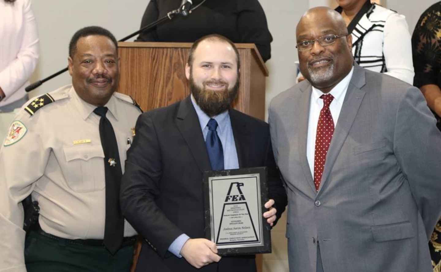 Congratulations are in order for Mr. Brian S. Johnson, Lead Realty Specialist, as he receives his Level I Real Estate Contracting Officers Delegation of Authority!

Delegating this authority, Real Estate Division Chief John T. Wilburn issued a memorandum stating, "I hereby delegate to Mr. Brian S. Johnson, Lead Realty Specialist, Memphis District, Mississippi Valley Division, U.S. Army Corps of Engineers, Real Estate Contracting Officer, authority within the limits established by this warrant and certificate of appointment, to execute real estate contracts, deeds, and related documents to acquire real property and interests therein, including related personal property, for both military and civil works real property (under authorities granted to the Secretary of the Army by applicable sections of Title 10, Title 16, Title 30, Title 33, and Title 40, United States Code). This delegation serves as an interim measure to meet current mission requirements of the Memphis District Real Estate office until such time that the Real Estate office may be re-organized with branch chief positions to serve as Realty Officers."