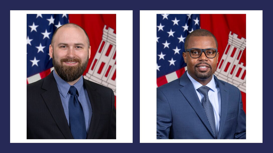 Congratulations to Lead Realty Specialists Joshua A. Neisen (left) and Brian Johnson (right) as they both received Level I Real Estate Contracting Officers Delegation of Authority.

Delegating this authority, Real Estate Division Chief John T. Wilburn issued a memorandum stating, "I hereby delegate to Mr. Joshua Neisen and Mr. Brian Johnson, Lead Realty Specialists, Memphis District, Mississippi Valley Division, U.S. Army Corps of Engineers, Real Estate Contracting Officer authority within the limits established by this warrant and certificate of appointment to execute real estate contracts, deeds, and related documents to acquire, manage, out-grant, and dispose of real property and interests therein, including related personal property, for both military and civil works real property (under authorities granted to the Secretary of the Army by applicable sections of Title 10, Title 16, Title 30, Title 33, and Title 40, United States Code). This delegation serves as an interim measure to meet current mission requirements of the Memphis District Real Estate office until such time that the Real Estate office may be re-organized with branch chief positions to serve as Realty Officers."

Additionally, the Real Estate Branch extended much appreciation to Mr. Donald Balch (MVD Chief of Real Estate) for his continued support to the Memphis District Real Estate Program.

Congratulations, Brian and Josh! The Memphis District and Mississippi Valley Division are proud of you both and look forward to watching you both grow as you experience this new and exciting chapter of your career!