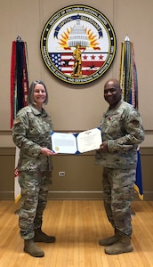 Brig. Gen. Robert D. Bowie, Special Assistant to the Director of the Air National Guard, was awarded the Legion of Merit Award for exceptionally meritorious conduct in the performance of outstanding service as the Deputy Director of Joint Force, Joint Force Headquarters, District of Columbia Air National Guard, District of Columbia, Armory, from 31 January 2019 to 07 June 2020. 

During this period, then-Colonel Bowie, was responsible for development, execution and evaluation of Joint Staff programs, as well as advising the Director of Joint Staff, The Adjutant General and Commanding General on joint objectives. He also managed Weapons of Mass Destruction Civil Support Team, orchestrated the Armory’s strategic 2025 construction plan with the Jacobs Construction Corporation and was a driving-force behind the Joint Staff’s success in Joint Task Force COVID-19 and Joint Task Force Capital Guardian missions.