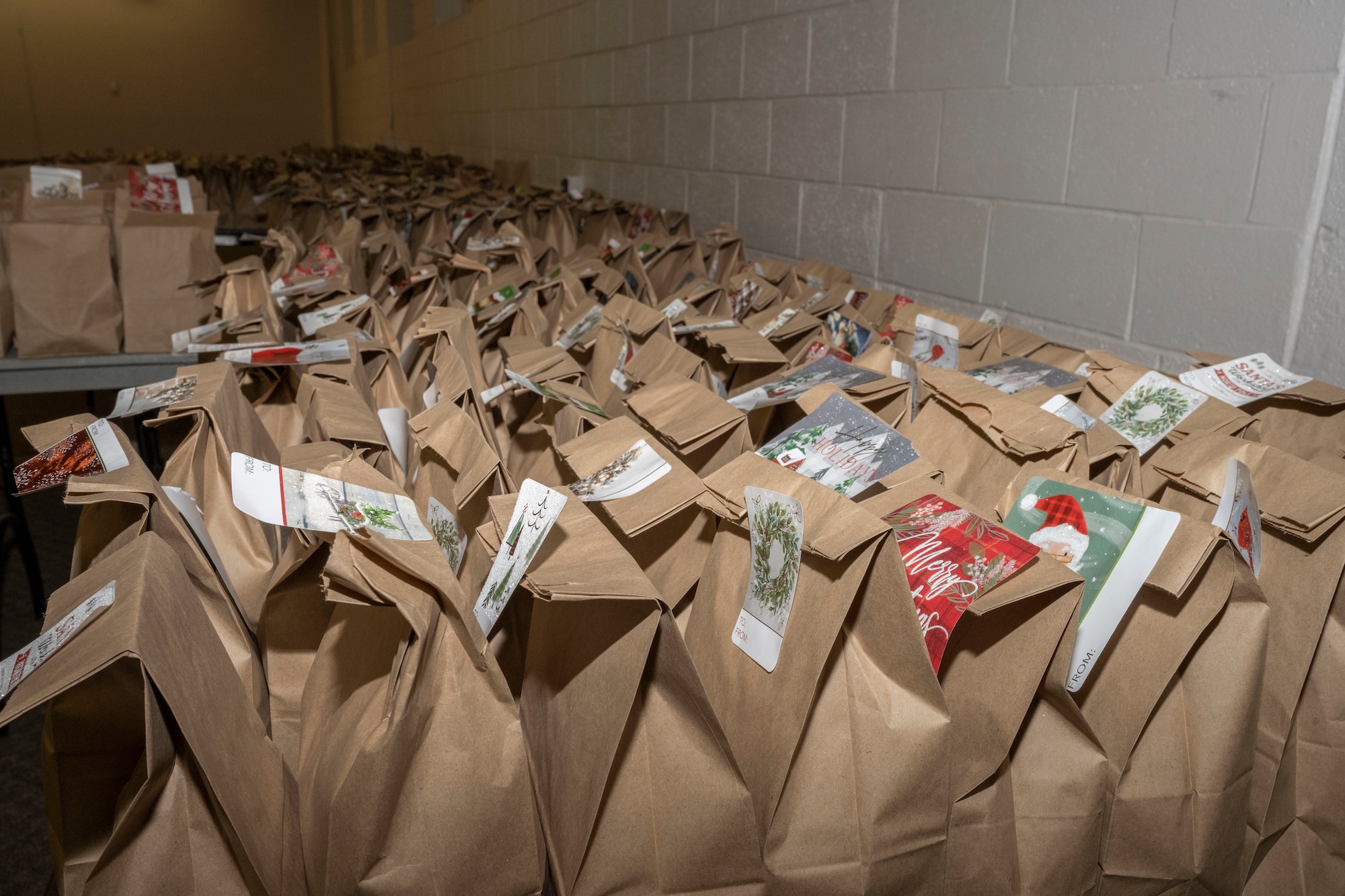 Holloman first sergeants and spouses host holiday cookie drive