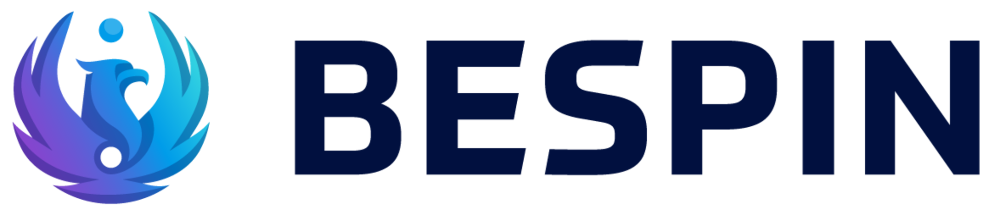This logo is blue and purple