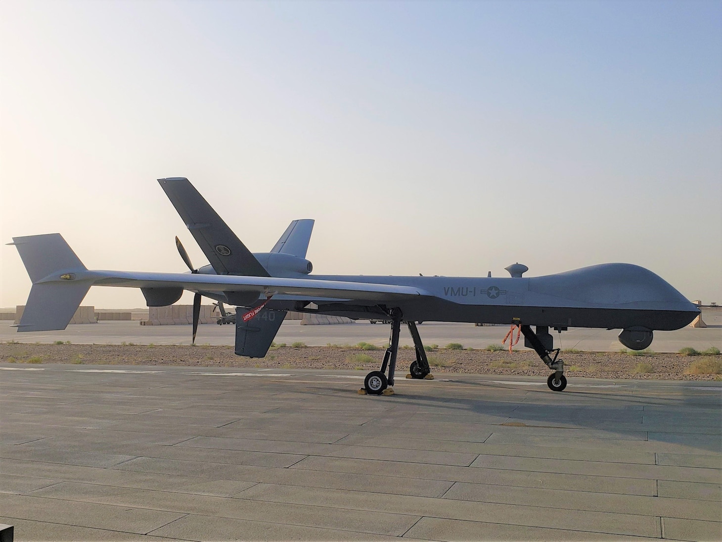 The MQ-9 Reaper provides Marines with a long-range intelligence, surveillance, and reconnaissance capability in support of expeditionary advanced based operations, littoral operations in contested environments, and maritime domain awareness.