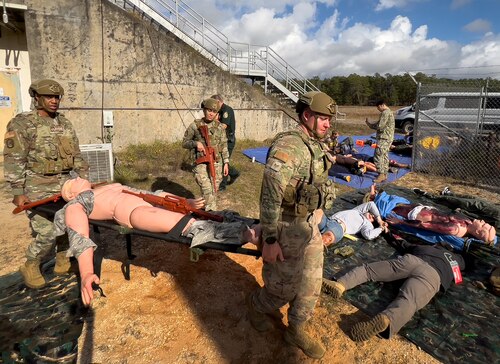 Active assailant exercise at EOD school