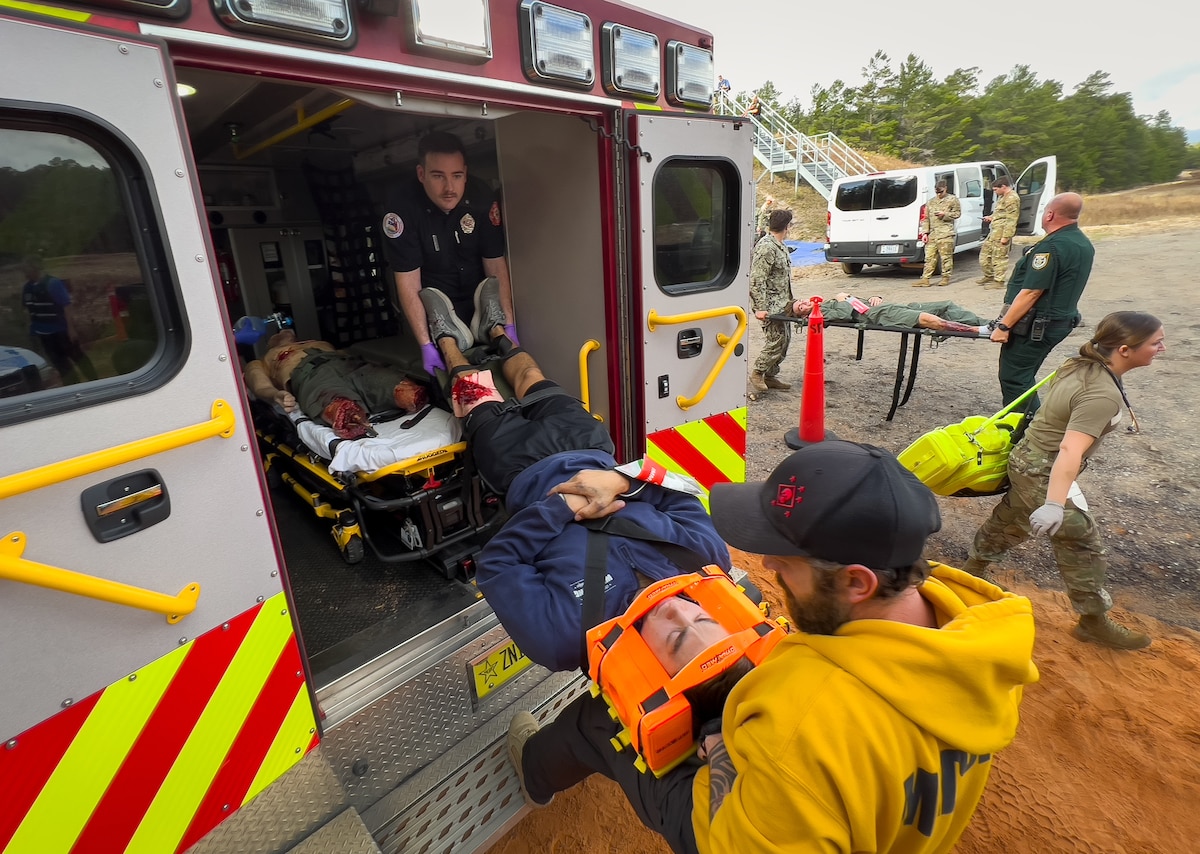 Active assailant exercise at EOD school