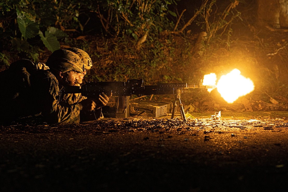 3rd Landing Support Battalion Marines conduct field skills training during exercise Winter Workhorse
