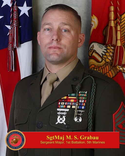 SgtMaj M. S. Grabau > 1st Marine Division > Biography