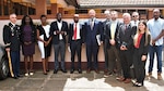 Members of the Defense Threat Reduction Agency (DTRA) recently participated in a ribbon-cutting ceremony at the Kenya Veterinary Vaccine Production Institute (KEVEVAPI) to celebrate the completed upgrades of the Effluent Treatment System (ETS) Dec. 7, in Nairobi, Kenya. (Pictured is Dr. Pope, director of Cooperative Threat Reduction program at DTRA, speaking at the ceremony)