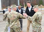 Governor tours Fort Pickett, visits DMA state employees