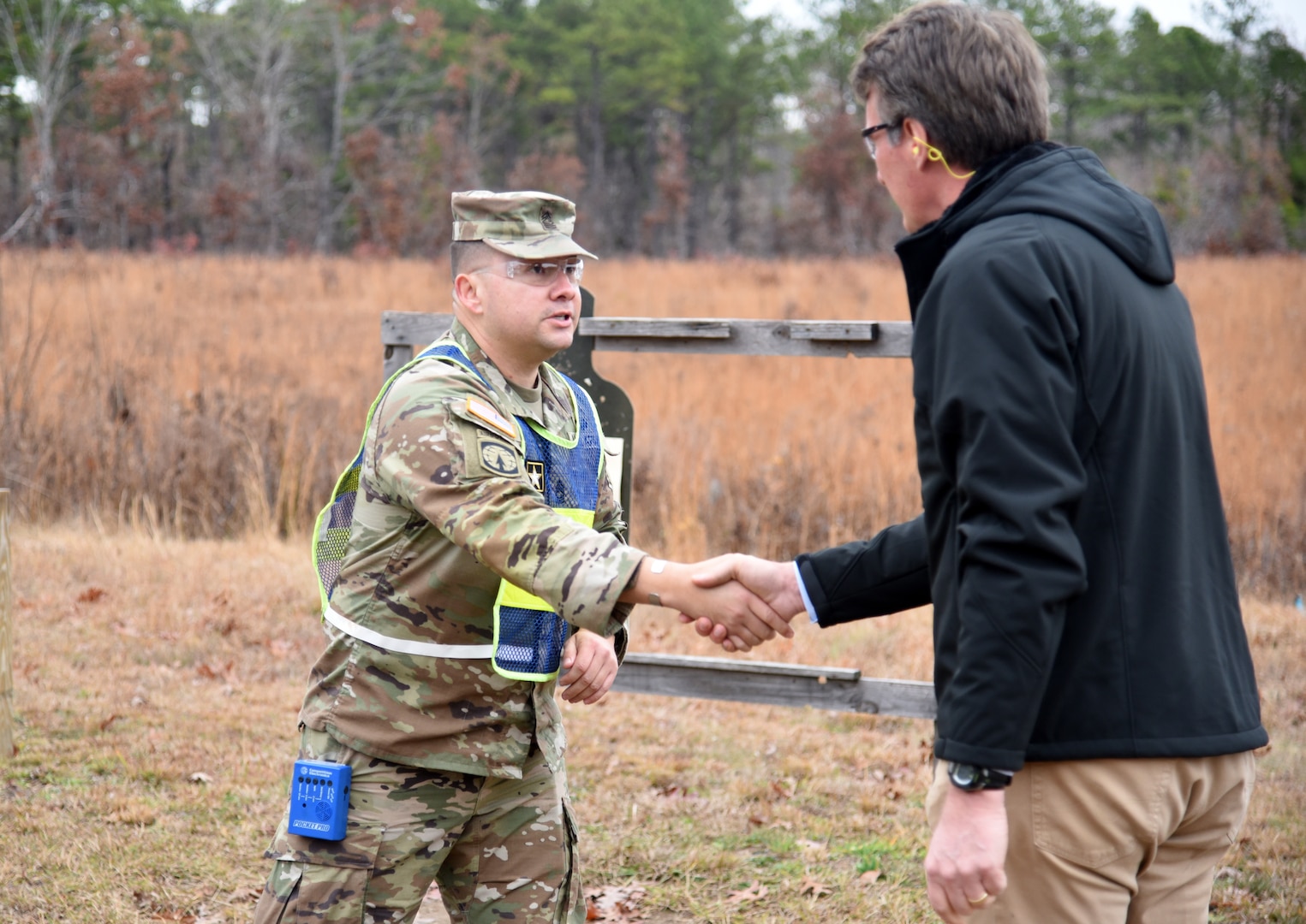 Governor tours Fort Pickett, visits DMA state employees