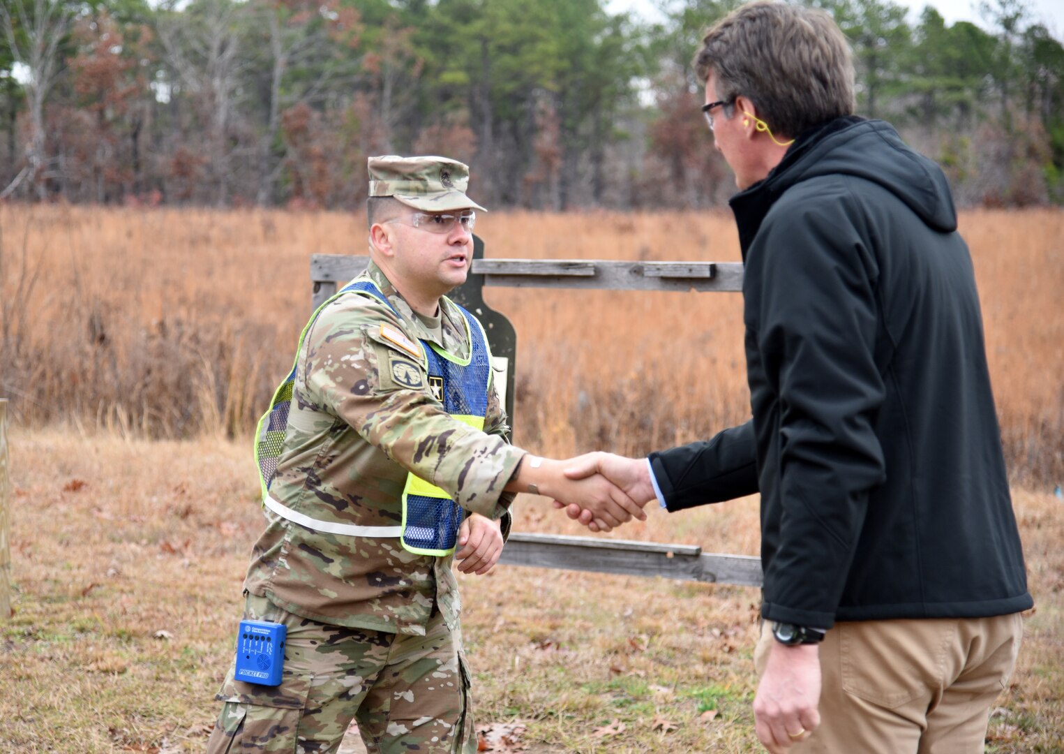 Governor tours Fort Pickett, visits DMA state employees