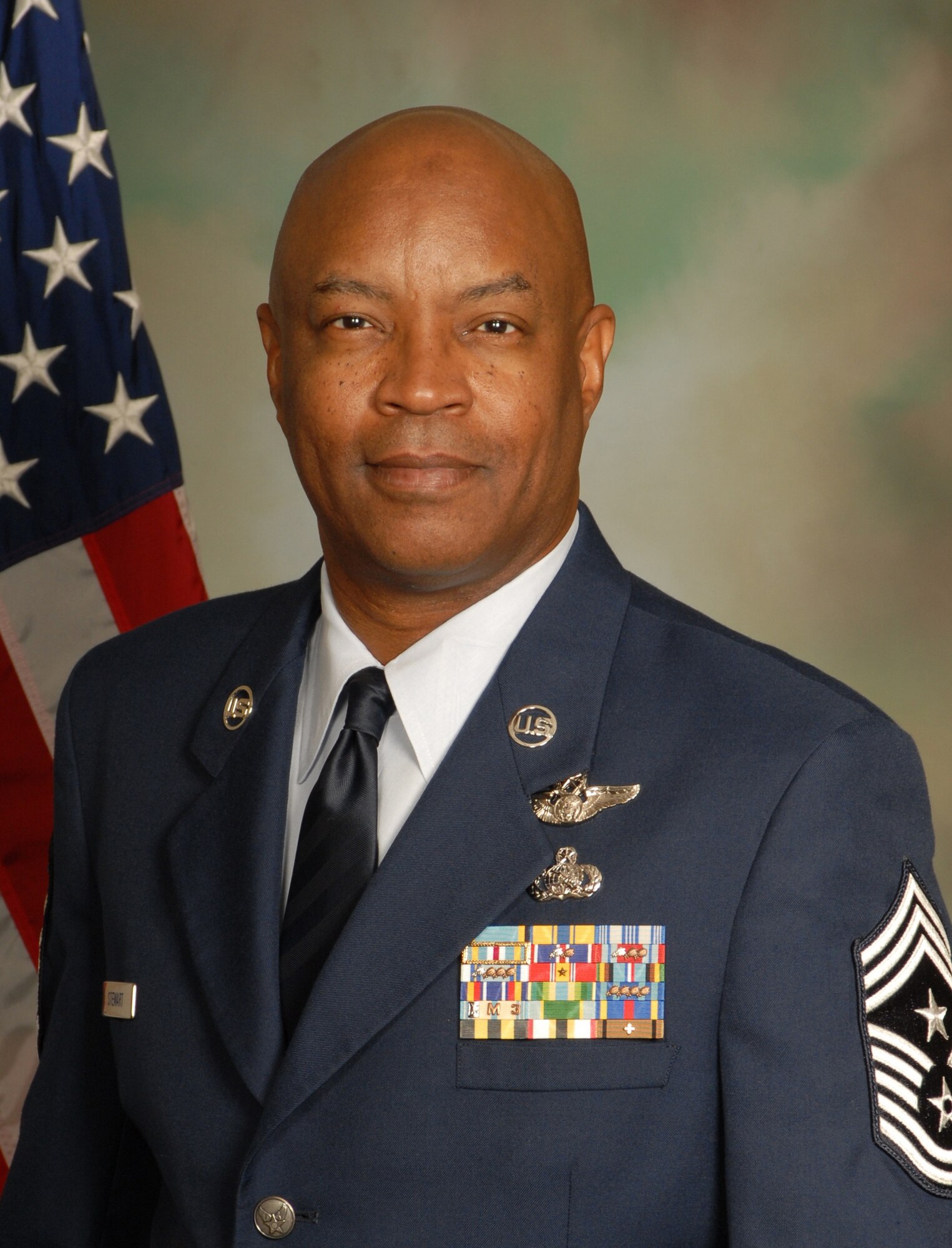 Chief Master Sgt. Harold Stewart official photograph