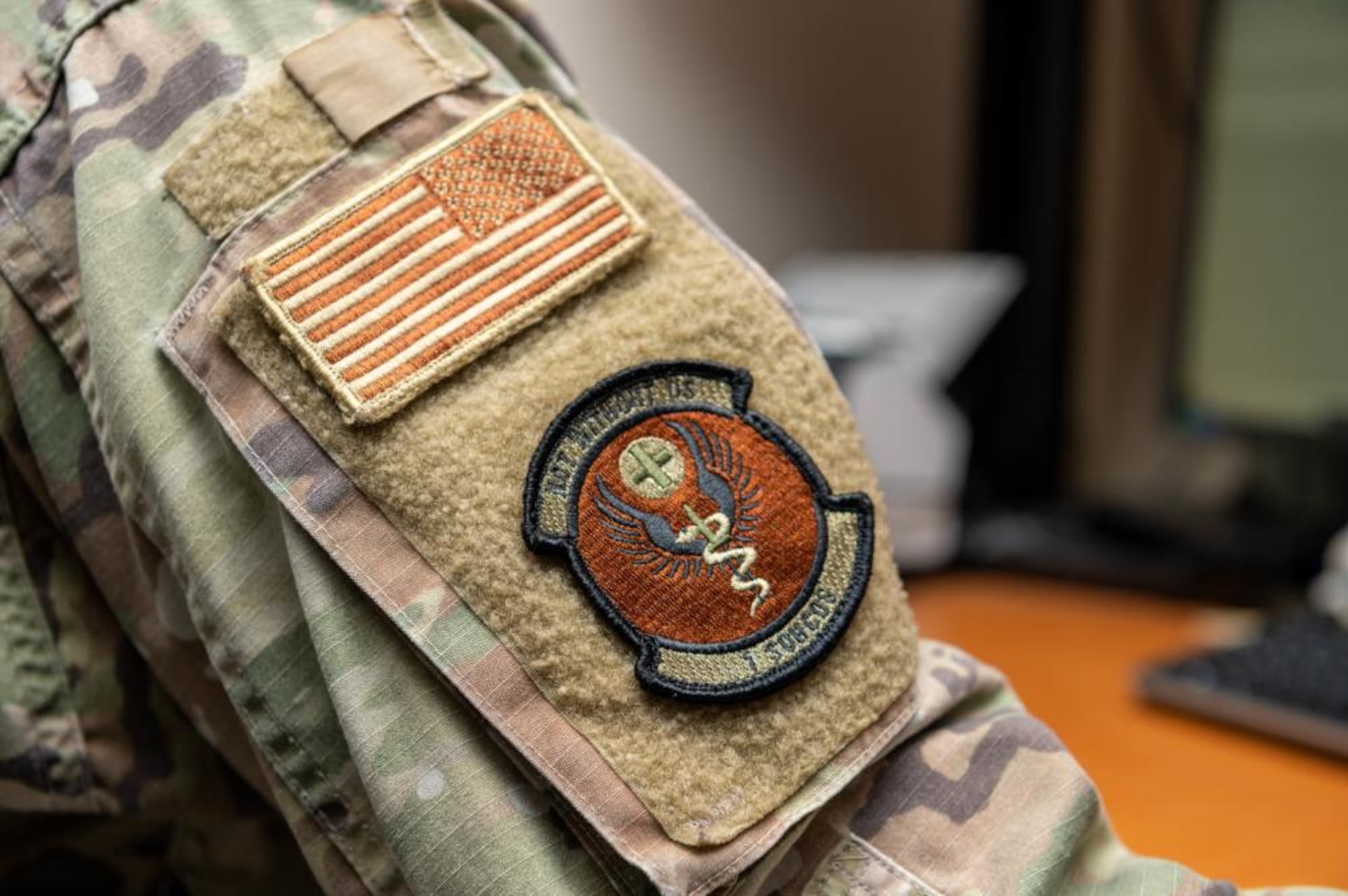 A U.S. Air Force Airman assigned to the 1st Special Operations Medical Group practices using the Military Health System Genesis Electronic Health Record System at Hurlburt Field, Fla., Nov. 8, 2022. Airmen and Department of Defense members that work within the 1st SOMDG will be trained on MHS Genesis to improve overall performance.