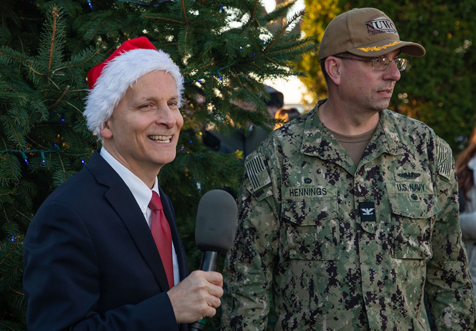 NUWC Division Newport, Navy Band Northeast kickoff holiday season with festive gathering