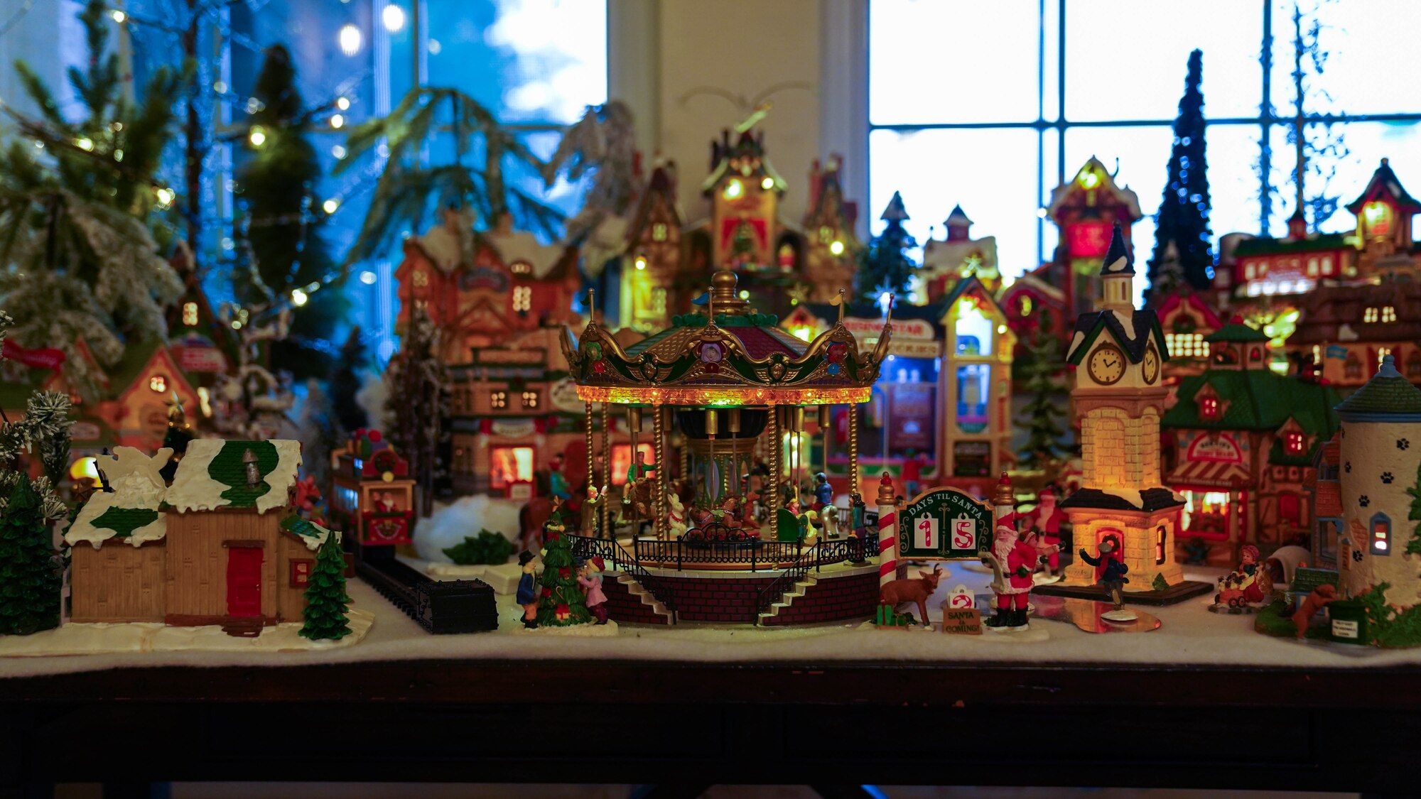 Holiday decor is displayed at the home of U.S. Air Force Maj. Gen. Michele Edmondson, Second Air Force commander, at the Second Air Force Holiday Open House at Keesler Air Force Base, Mississippi, Dec. 11, 2022.