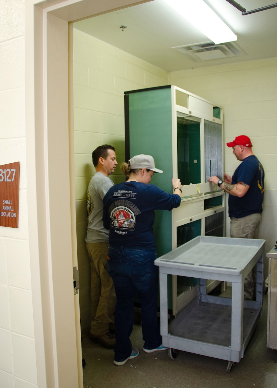 Helping Man & Beast -- NAVIFOR Sailors Give Back to Local Animal Shelter  supporting photo