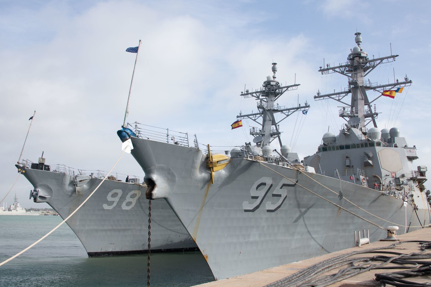 SNMG2 transfers its flagship from USS Forrest Sherman (DDG 98) to USS James E Williams (DDG 95) as USS Forrest Sherman completes its deployment and prepares to return to homeport in Norfolk, VA.