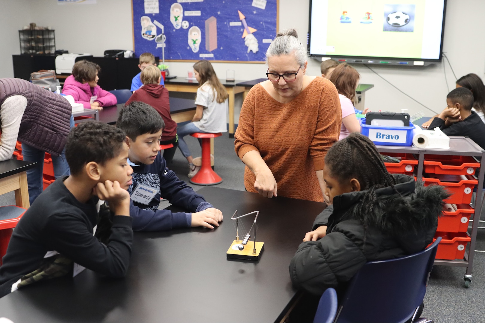 Secretary Crenshaw visits Winchester STARBASE Academy