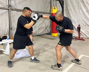 Joint Task Force Med 374 Soldiers form New Boxing Club