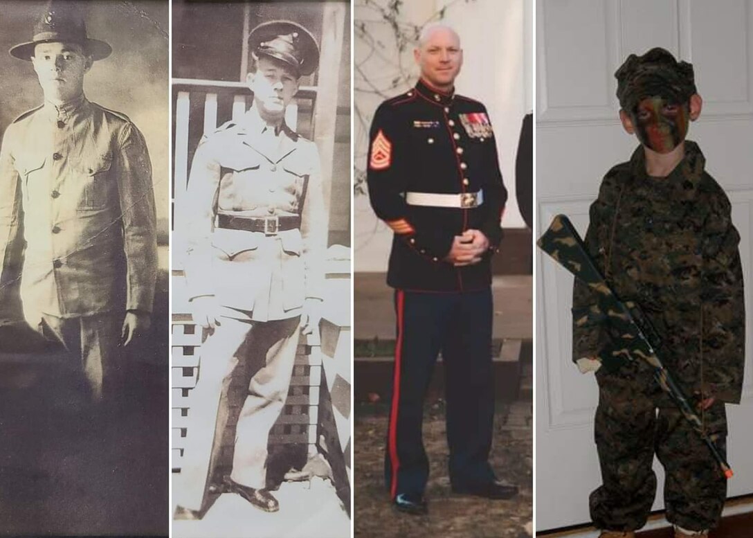 On March 17, 2022, Jack A. Haertling stood before his own father, Jeff A. Haertling, and the Marine Corps Recruiting Station Kansas City Commanding Officer, Maj. Rick Hayek, to take the oath of enlistment. Having dreamed of being a Marine since his childhood, Jack spent his senior year of high school deciding whether he would follow through on his dream or attend college instead. Ultimately, he decided to take the plunge and commit to service in the Marine Corps like his father and others before him. Jack is scheduled to attend recruit training in September. (illustration courtesy of the Heartling family)